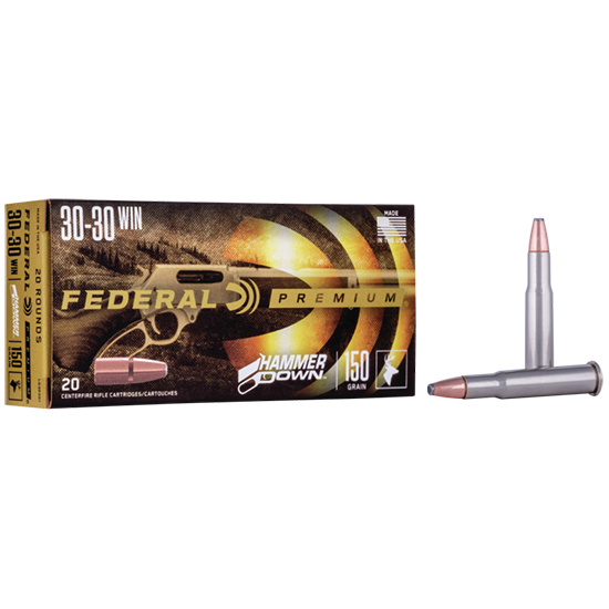 FED HAMMER DOWN 30-30 150GR 20/10 - Ammunition